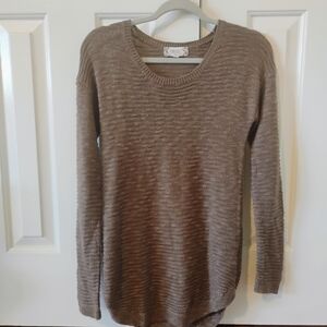 Pink Rose Brown Sweater